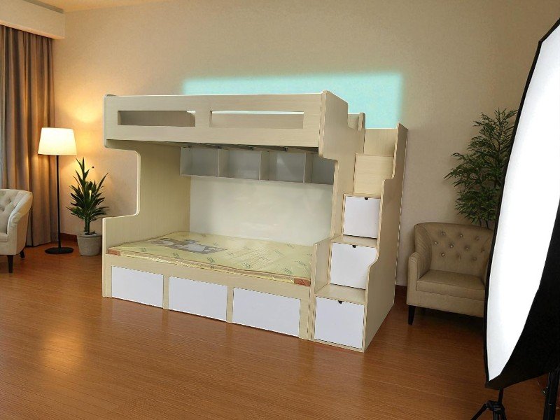 Giường tầng gỗ giá rẻ TPHCM bền đẹp cho gia đình 6 Giường tầng gỗ giá rẻ TPHCM
