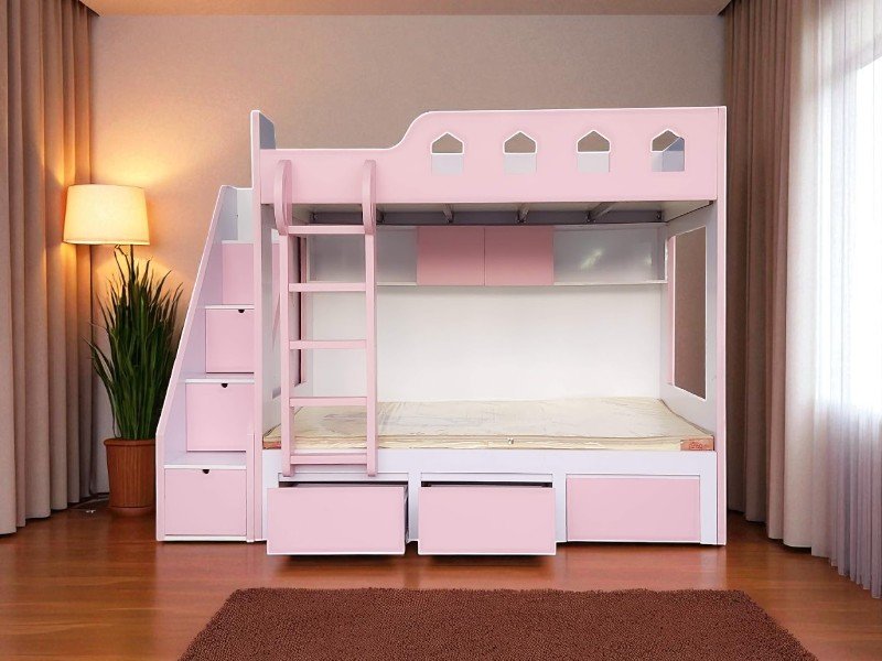 Giường tầng gỗ giá rẻ TPHCM bền đẹp cho gia đình 5 Giường tầng gỗ giá rẻ TPHCM