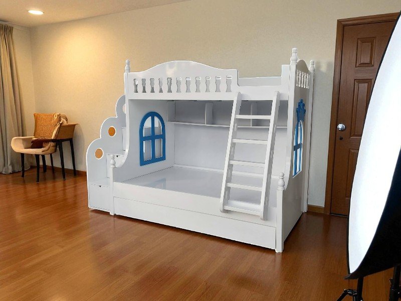 Giường tầng gỗ giá rẻ TPHCM bền đẹp cho gia đình 3 Giường tầng gỗ giá rẻ TPHCM