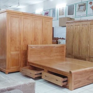 Giường tủ phòng ngủ gỗ MS 3261 13 Giường tủ phòng ngủ gỗ MS 3261