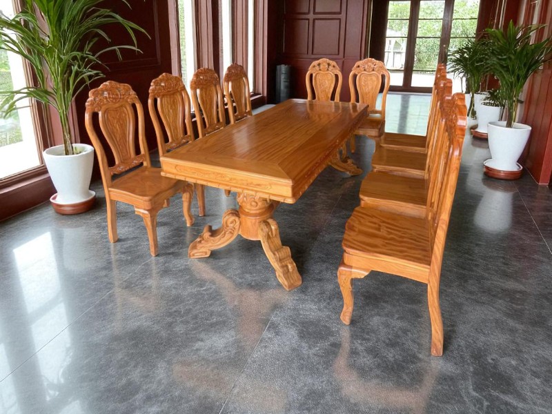 7 loại bàn ăn gỗ công nghiệp phổ biến hiện nay 6 Loại bàn ăn gỗ công nghiệp