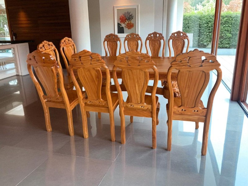 7 loại bàn ăn gỗ công nghiệp phổ biến hiện nay 5 Loại bàn ăn gỗ công nghiệp