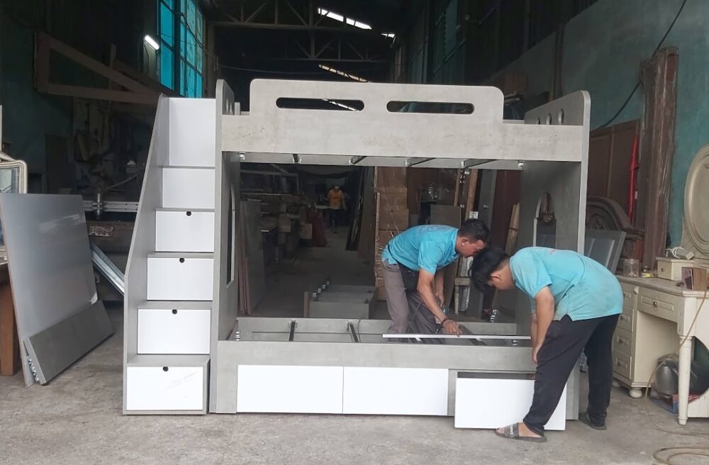 Mẫu Giường 2 Tầng Gỗ Đẹp Cho Bé: Tư Vấn Chọn Mua Từ Xưởng Mộc Mẫu Giường 2 Tầng Gỗ Đẹp Cho Bé