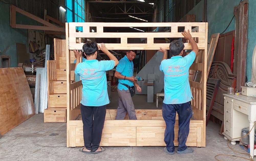 Mẫu Giường 2 Tầng Gỗ Đẹp Cho Bé: Tư Vấn Chọn Mua Từ Xưởng Mộc Mẫu Giường 2 Tầng Gỗ Đẹp Cho Bé