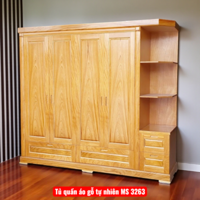 Mẫu Tủ Quần Áo Gỗ Đẹp Hiện Đại