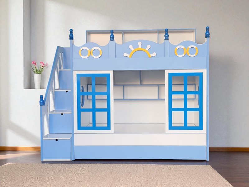 Những mẫu giường 2 tầng đẹp và tiện ích cho gia đình 6 Mẫu giường 2 tầng