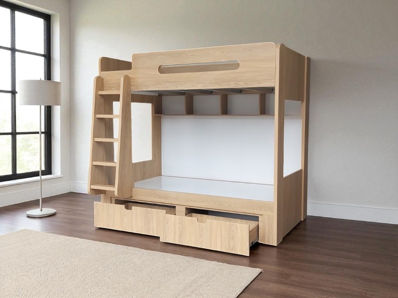 Mẫu giường gỗ công nghiệp hiện đại đẹp và bền 5 Mẫu giường gỗ công nghiệp