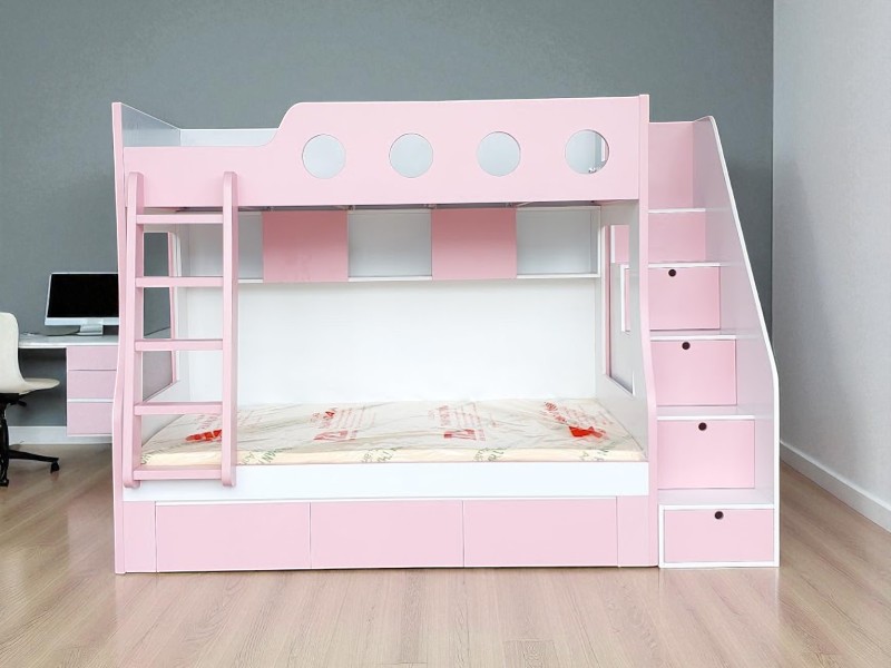 Khám phá các mẫu giường hai tầng đẹp và bền chắc 3 Mẫu giường hai tầng