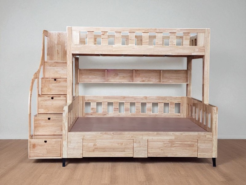 Các mẫu giường tầng gỗ công nghiệp đẹp và hiện đại 7 Mẫu giường tầng gỗ công nghiệp