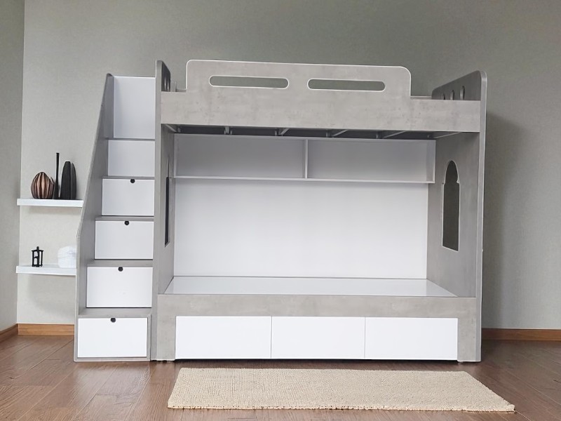Các mẫu giường tầng gỗ công nghiệp đẹp và hiện đại 5 Mẫu giường tầng gỗ công nghiệp