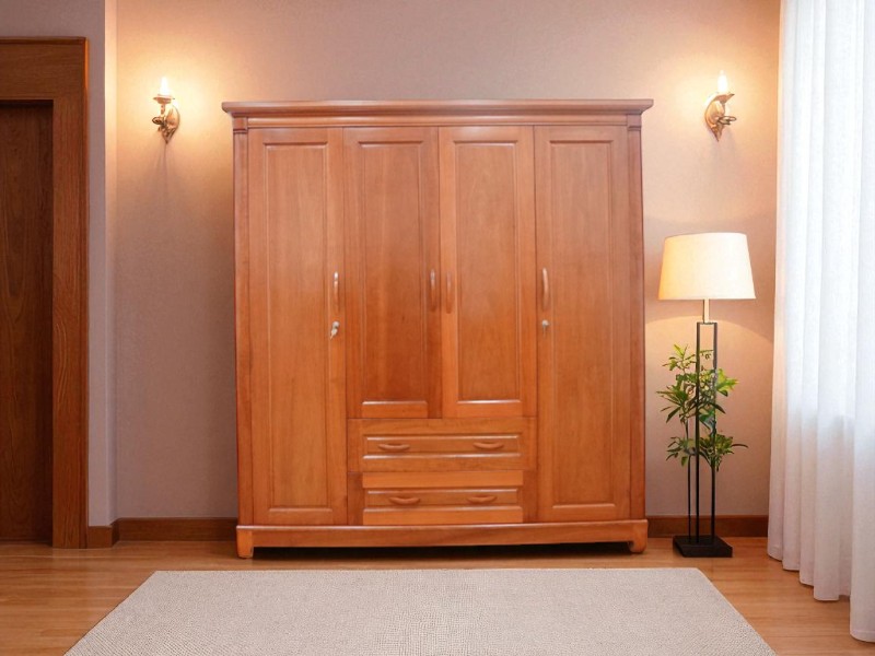 Mẫu tủ quần áo 3 cánh đẹp tiện ích cho gia đình 2 Mẫu tủ quần áo 3 cánh đẹp
