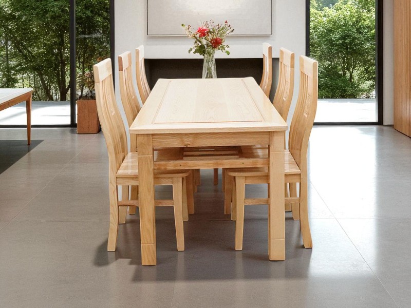 8 mẹo đặt bàn ăn gỗ để tăng gắn kết gia đình 3 Mẹo đặt bàn ăn gỗ để tăng gắn kết gia đình