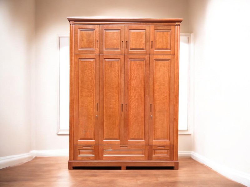 Tủ gỗ ép 3 cánh tiện lợi giá rẻ cho gia đình 3 Tủ gỗ ép 3 cánh