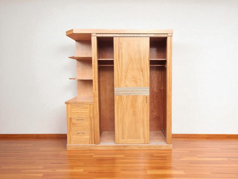 Tủ gỗ xoan đào bền đẹp cho phòng ngủ hiện đại 5 Tủ gỗ xoan đào
