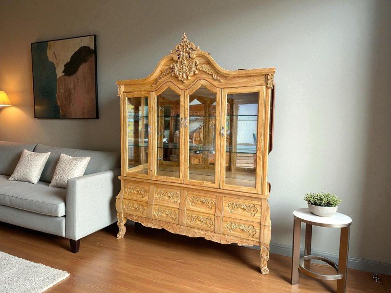 Tủ rượu gỗ MDF hiện đại bền đẹp cho không gian sống 2 Tủ rượu gỗ MDF
