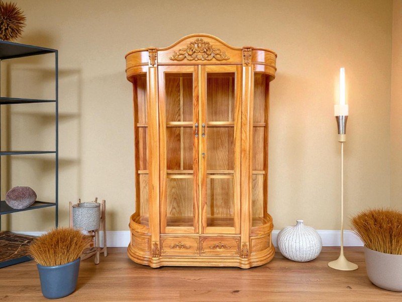 Tủ rượu gỗ công nghiệp đẹp bền bỉ cho gia đình 7 Tủ rượu gỗ công nghiệp đẹp