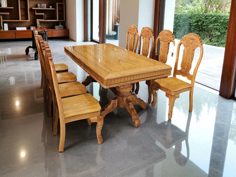 6 vị trí phong thủy tốt nhất cho bàn ăn gỗ 7 Vị trí phong thủy tốt nhất cho bàn ăn gỗ