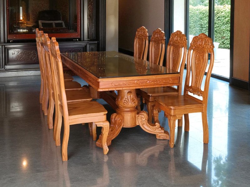 6 vị trí phong thủy tốt nhất cho bàn ăn gỗ 4 Vị trí phong thủy tốt nhất cho bàn ăn gỗ