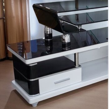 Kệ tivi kính cường lực 2 tầng MS 3257 Kệ tivi kính cường lực 2 tầng