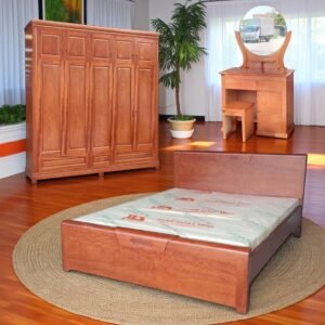 Trọn bộ phòng ngủ gỗ tự nhiên MS 3259 9 Trọn bộ phòng ngủ gỗ tự nhiên cao cấp