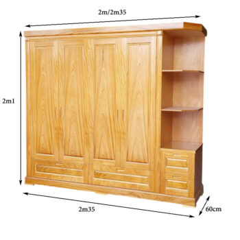Mẫu tủ quần áo gỗ đẹp hiện đại MS 3263 Mẫu Tủ Quần Áo Gỗ Đẹp Hiện Đại