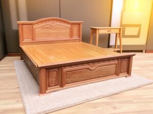 7 tiện ích nổi bật của giường ngủ gỗ công nghiệp hiện đại