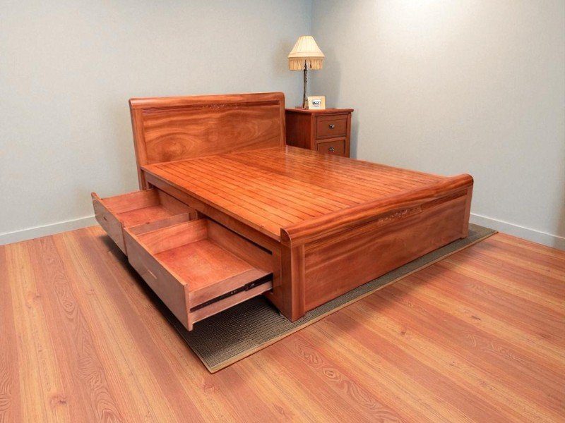 6 mẫu giường gỗ đẹp được ưa chuộng nhất hiện nay 22 6 mẫu giường gỗ đẹp được ưa chuộng nhất hiện nay