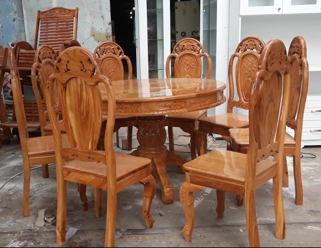 Bàn ăn gỗ tự nhiên giá bao nhiêu? Bàn ăn gỗ tự nhiên giá bao nhiêu?