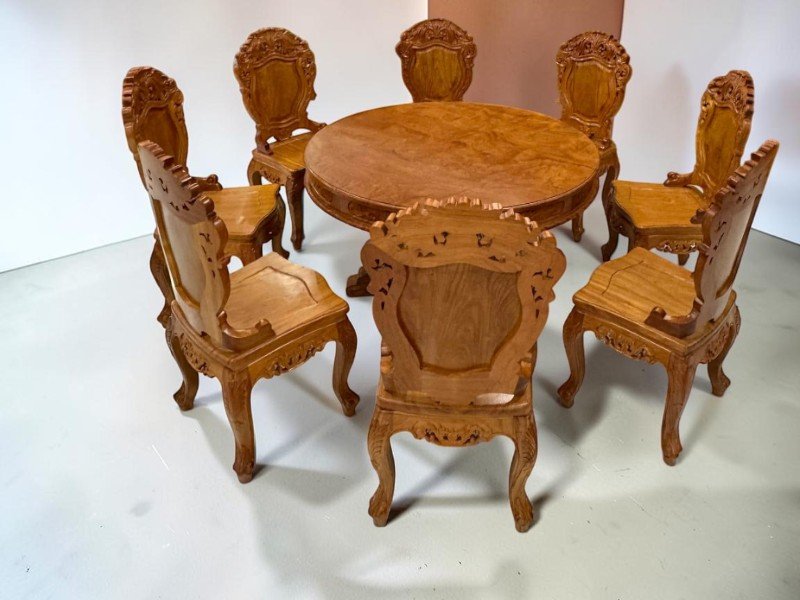 Bộ Bàn Ghế Ăn Cơm Gia Đình Gỗ Tự Nhiên: 4, 6, 8 Ghế Đẹp 2026 Bàn ghế ăn phong cách hiện đại