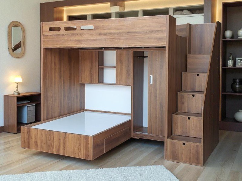 CÁC MẪU GIƯỜNG TẦNG ĐẸP - GIẢI PHÁP HOÀN HẢO CHO MỌI KHÔNG GIAN 19 Các mẫu giường tầng đẹp