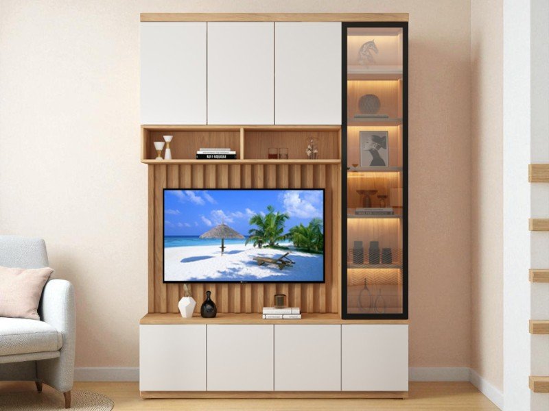 Giá kệ tivi gỗ công nghiệp bao nhiêu? Từ 3.000k – 5.000k 22 Giá kệ tivi gỗ công nghiệp bao nhiêu?