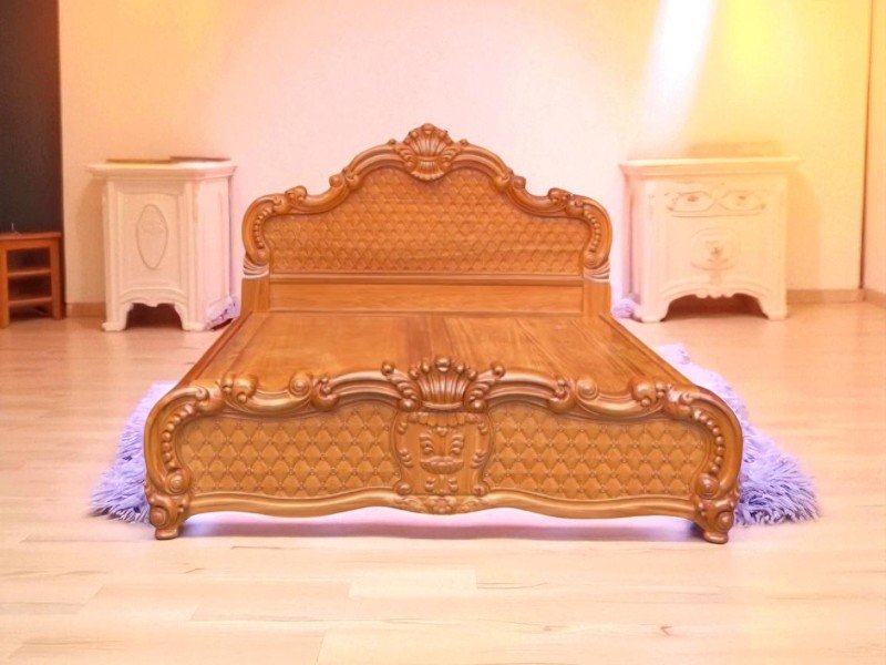 Giường Ngủ Gỗ Sồi Nga Thiết Kế Hiện Đại – Lựa Chọn Lý Tưởng Cho Không Gian Hiện Đại 10 Giường Ngủ Gỗ