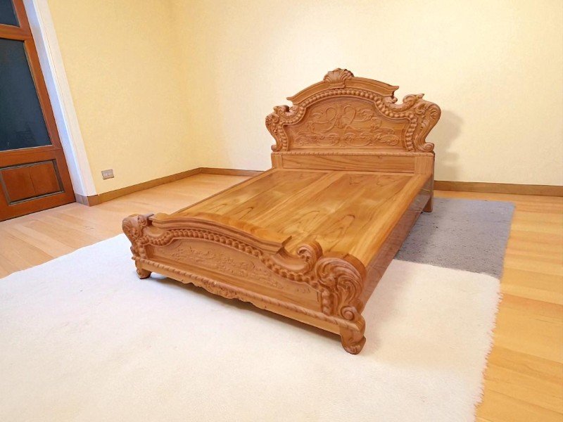 Giường Ngủ Gỗ Sồi Nga Thiết Kế Hiện Đại – Lựa Chọn Lý Tưởng Cho Không Gian Hiện Đại 12 Giường Ngủ