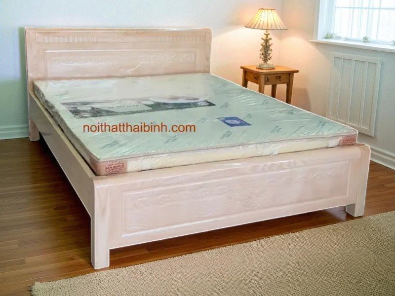 Giường Ngủ Gỗ Sồi Nga Thiết Kế Hiện Đại – Lựa Chọn Lý Tưởng Cho Không Gian Hiện Đại 2 Giường Ngủ Gỗ Sồi Nga Thiết Kế Hiện Đại