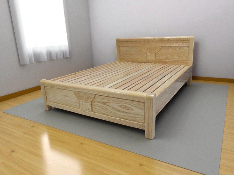 Giường Ngủ Gỗ Sồi Nga Thiết Kế Hiện Đại – Lựa Chọn Lý Tưởng Cho Không Gian Hiện Đại 5 Giường Ngủ Gỗ Sồi Nga