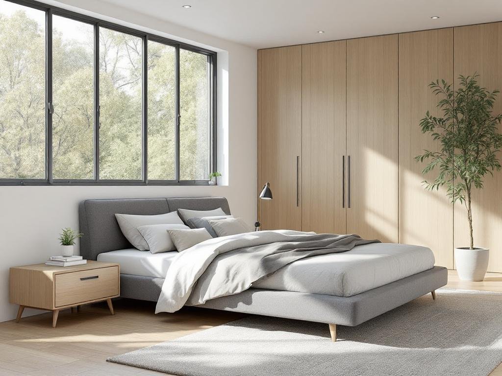 Giường Ngủ Hiện Đại Gỗ Tự Nhiên: Xu Hướng Nội Thất Phòng Ngủ Cao Cấp 2025 19 Giường Ngủ Hiện Đại Gỗ Tự Nhiên