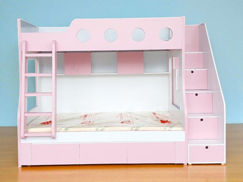 Giường Tầng Cho Bé Gái Và Bé Trai – Giải Pháp Tiện Lợi 18 Giường Tầng Cho Bé Gái Và Bé Trai