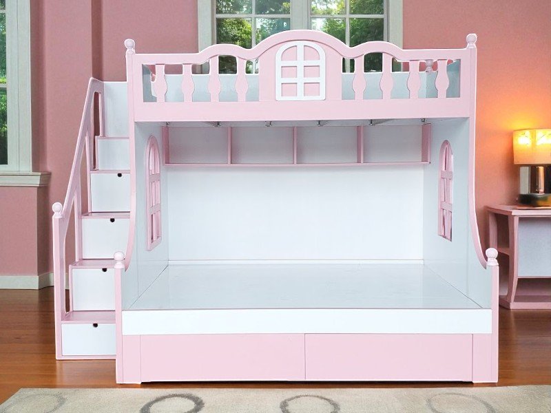 Giường Tầng Cho Bé Gái Và Bé Trai – Giải Pháp Tiện Lợi 14 Giường Tầng Cho Bé Gái Và Bé Trai