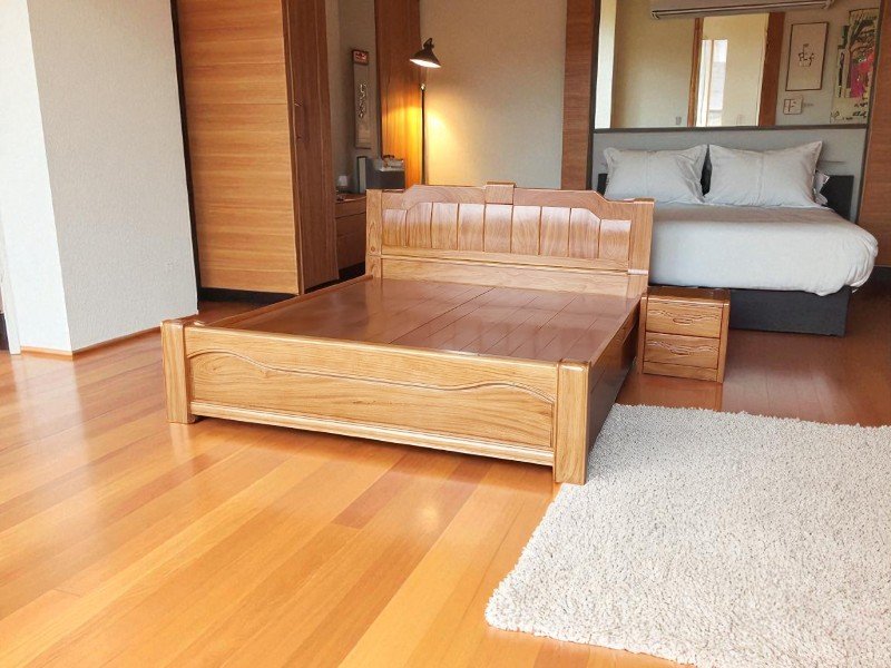 Giường gỗ tân cổ điển sang trọng và tinh tế 2 Giường gỗ tân cổ điển