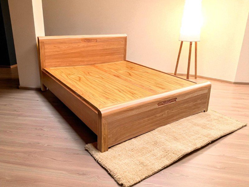 Giường gỗ xoan đào 2mx2m2 bền đẹp tự nhiên 7 Giường gỗ xoan đào 2mx2m2
