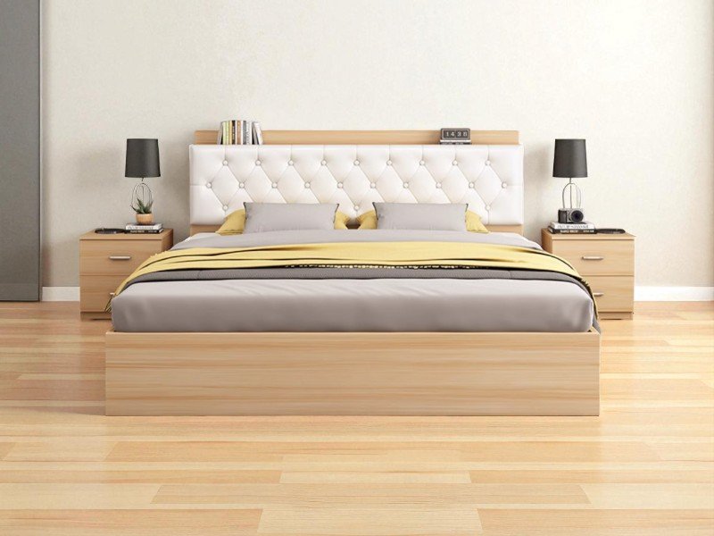 Giường gỗ xoan đào 2mx2m2 bền đẹp tự nhiên 2 Giường gỗ xoan đào 2mx2m2
