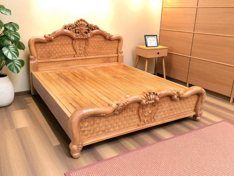 Giường Ngủ Hiện Đại Gỗ Tự Nhiên: Xu Hướng Nội Thất Phòng Ngủ Cao Cấp 2025 20 Giường ngủ hiện đại gỗ tự nhiên