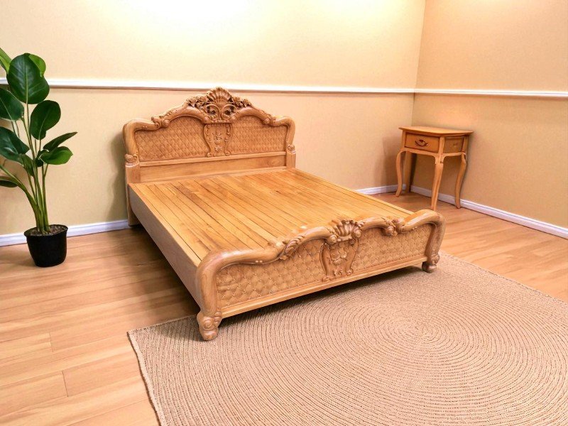 Giường Ngủ Hiện Đại Gỗ Tự Nhiên: Xu Hướng Nội Thất Phòng Ngủ Cao Cấp 2025 14 Giường ngủ hiện đại gỗ tự nhiên