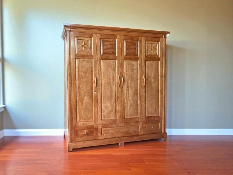 Hướng dẫn vệ sinh tủ quần áo gỗ đơn giản