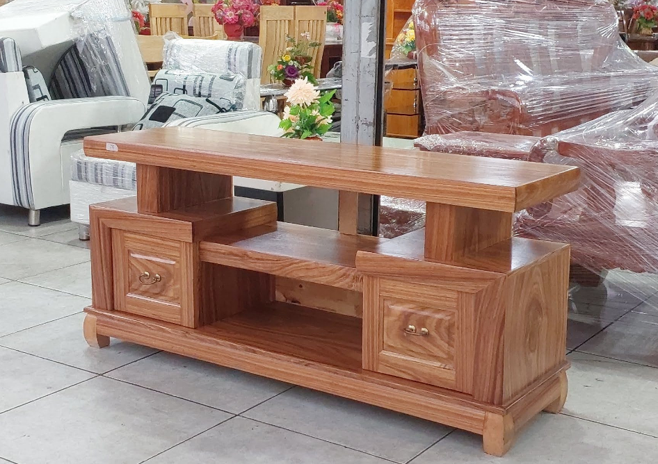 Kệ Tivi Tân Cổ Điển Gỗ Tự Nhiên