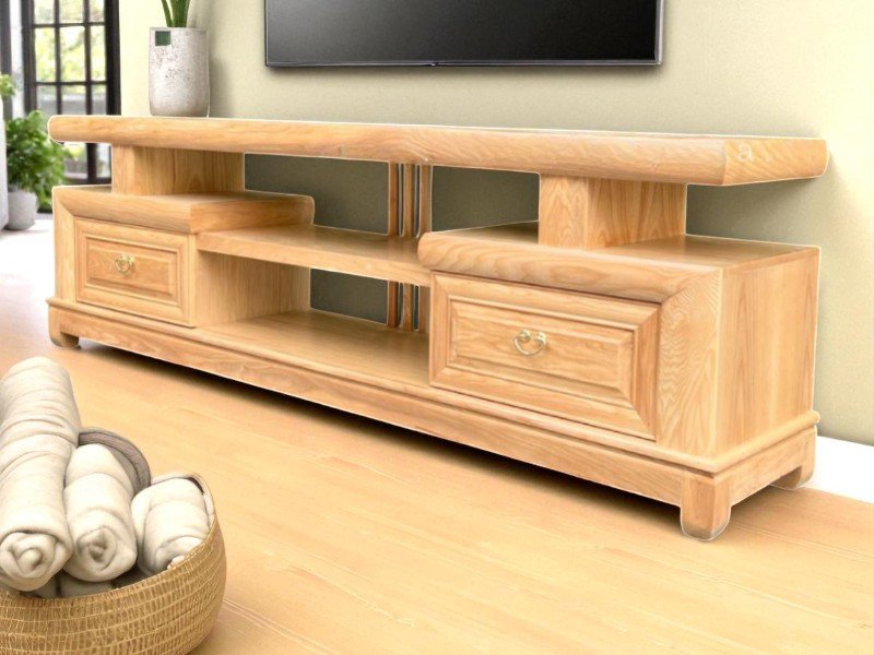 Kệ Tivi Gỗ Xoan Đào 2m4 Sang Trọng Hiện Đại 17 Kệ tivi gỗ xoan đào 2m4