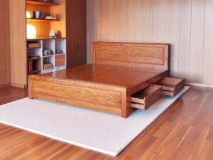 Kiểu giường gỗ hiện đại đẹp