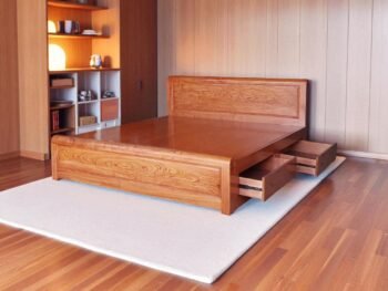 Kiểu giường gỗ hiện đại đẹp