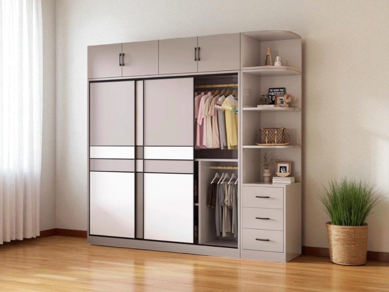 Mẫu Tủ Quần Áo Hiện Đại 2025: 99+ Thiết Kế Đẹp, Tiện Nghi Cho Mọi Không Gian 17 Mẫu tủ quần áo hiện đại