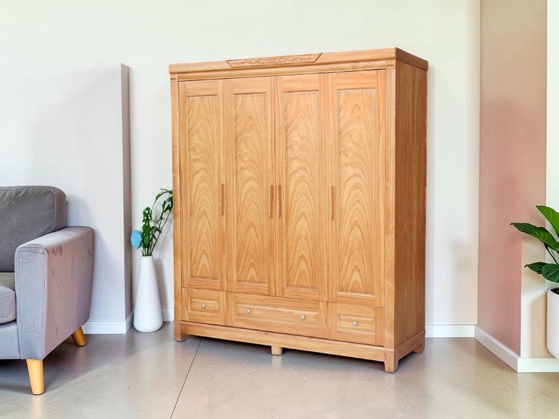 Mẹo Làm Sạch Tủ Quần Áo Gỗ Tự Nhiên